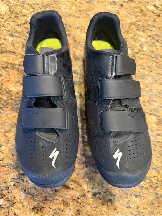 Body Geometry Other - Body Geometry Specialized Women Black Cycling Shoes with Neon Green Insoles